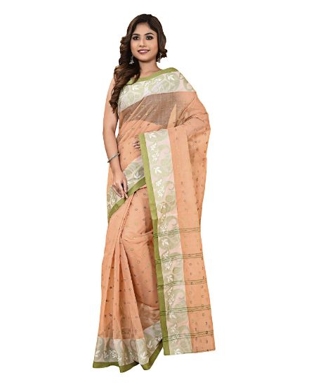 Picture of Tant Cream Colour Green Border