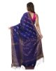 Picture of Handloom Navy Blue And Copper Design Saree