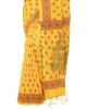 Picture of Handloom Yellow Colour Saree Red Design