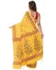 Picture of Handloom Yellow Colour Saree Red Design