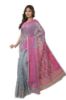 Picture of Handloom Grey Saree Red Buti & Design