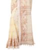 Picture of Handloom Cream & Copper Saree