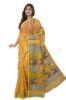 Picture of Soft Dhakai Yellow Colour Saree