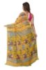 Picture of Soft Dhakai Yellow Colour Saree