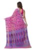 Picture of Soft Dhakai Pink Colour Blue Design Saree