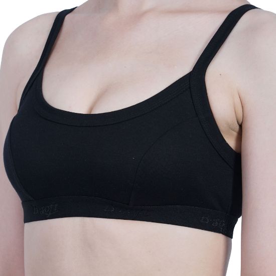 Picture of B-SOFT Women's Regular Fit Solid Sports Bra for Everyday 